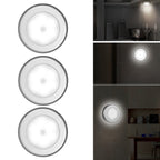 Nattlampa – 3-pack magnetiska LED med rörelsesensor