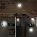 Nattlampa – 3-pack magnetiska LED med rörelsesensor