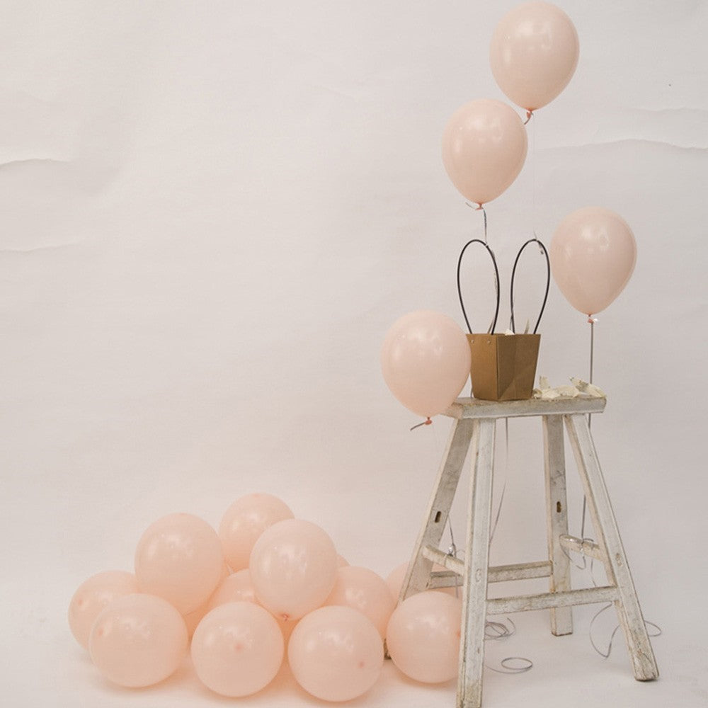 Ballonger – 100-pack pastellfärgade latexballonger