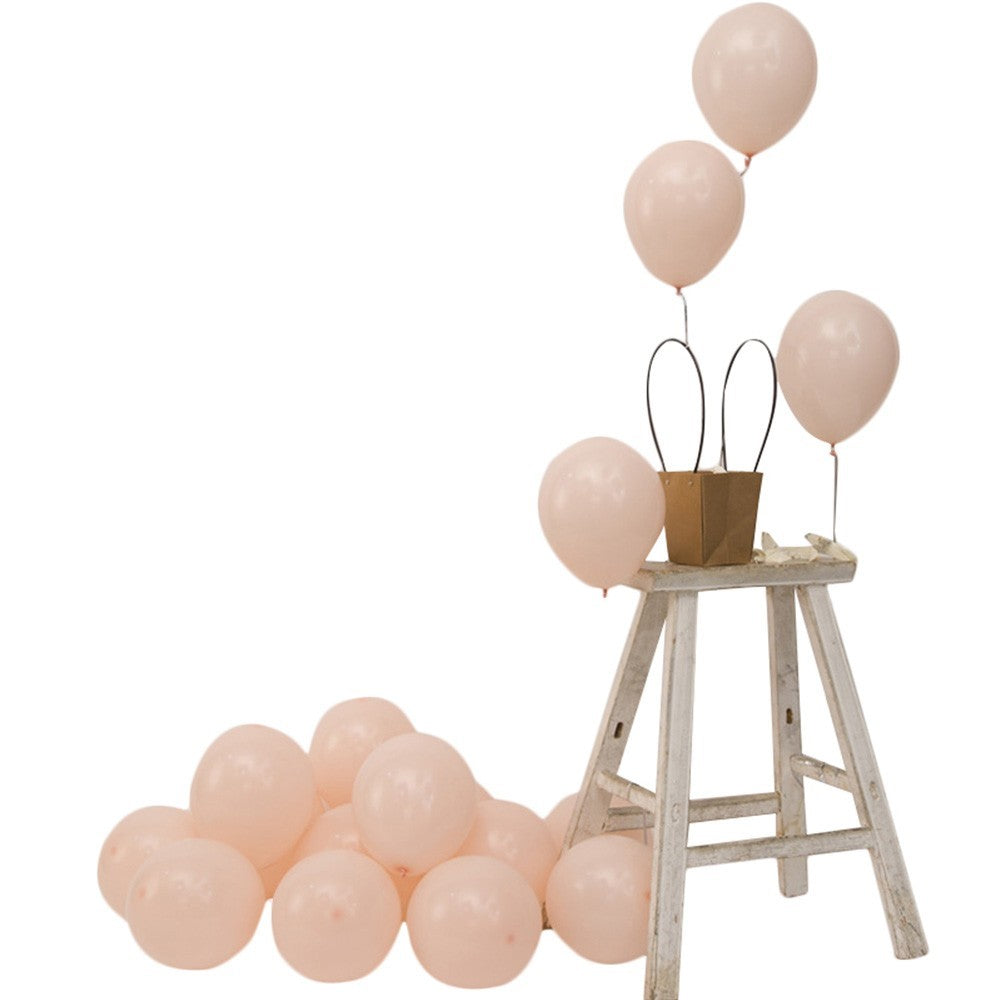 Ballonger – 100-pack pastellfärgade latexballonger