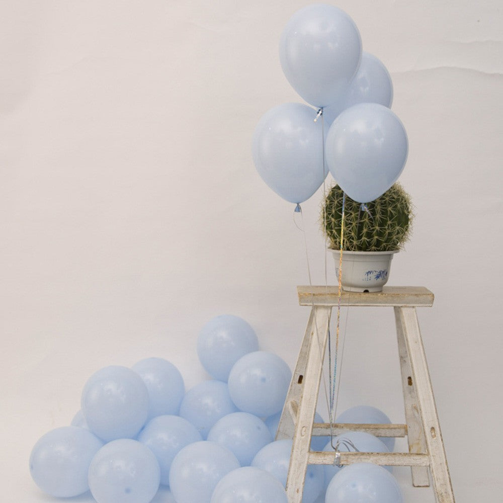 Ballonger – 100-pack pastellfärgade latexballonger