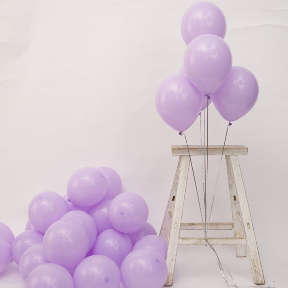 Ballonger – 100-pack pastellfärgade latexballonger