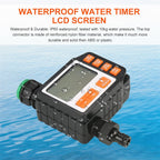 Digital vattentimer – IP65, stor skärm, tre program