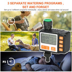 Digital vattentimer – IP65, stor skärm, tre program