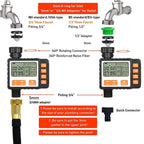 Digital vattentimer – IP65, stor skärm, tre program