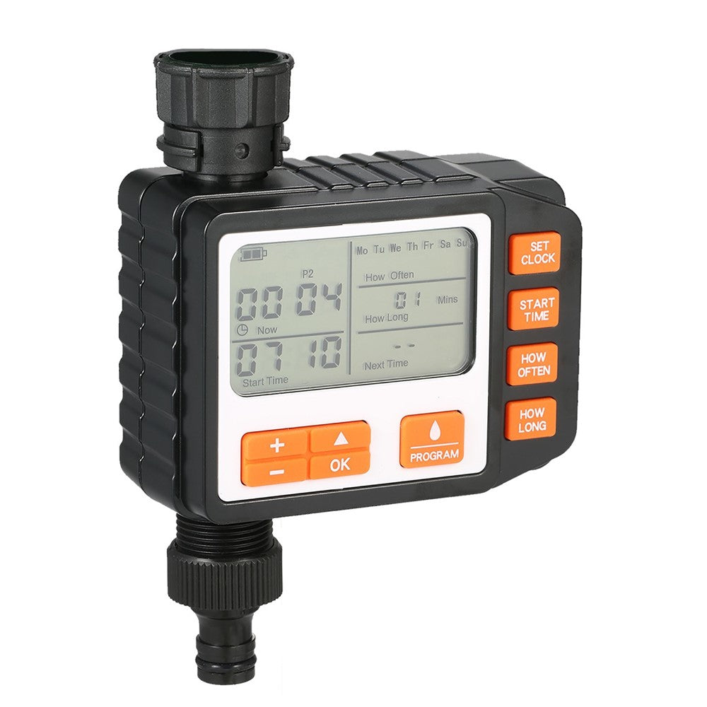 Digital vattentimer – IP65, stor skärm, tre program