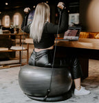 Pilatesboll med motståndsband