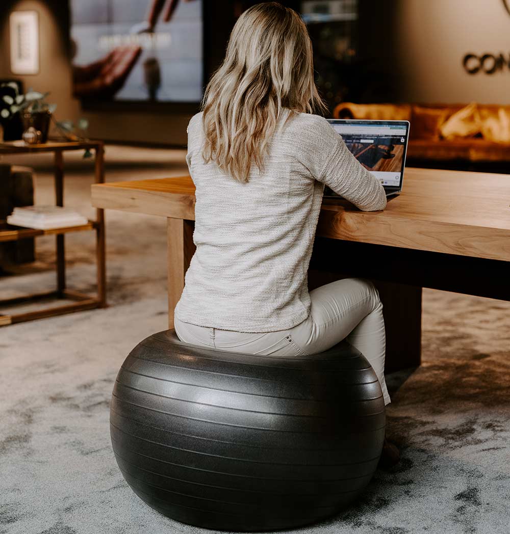 Pilatesboll med motståndsband