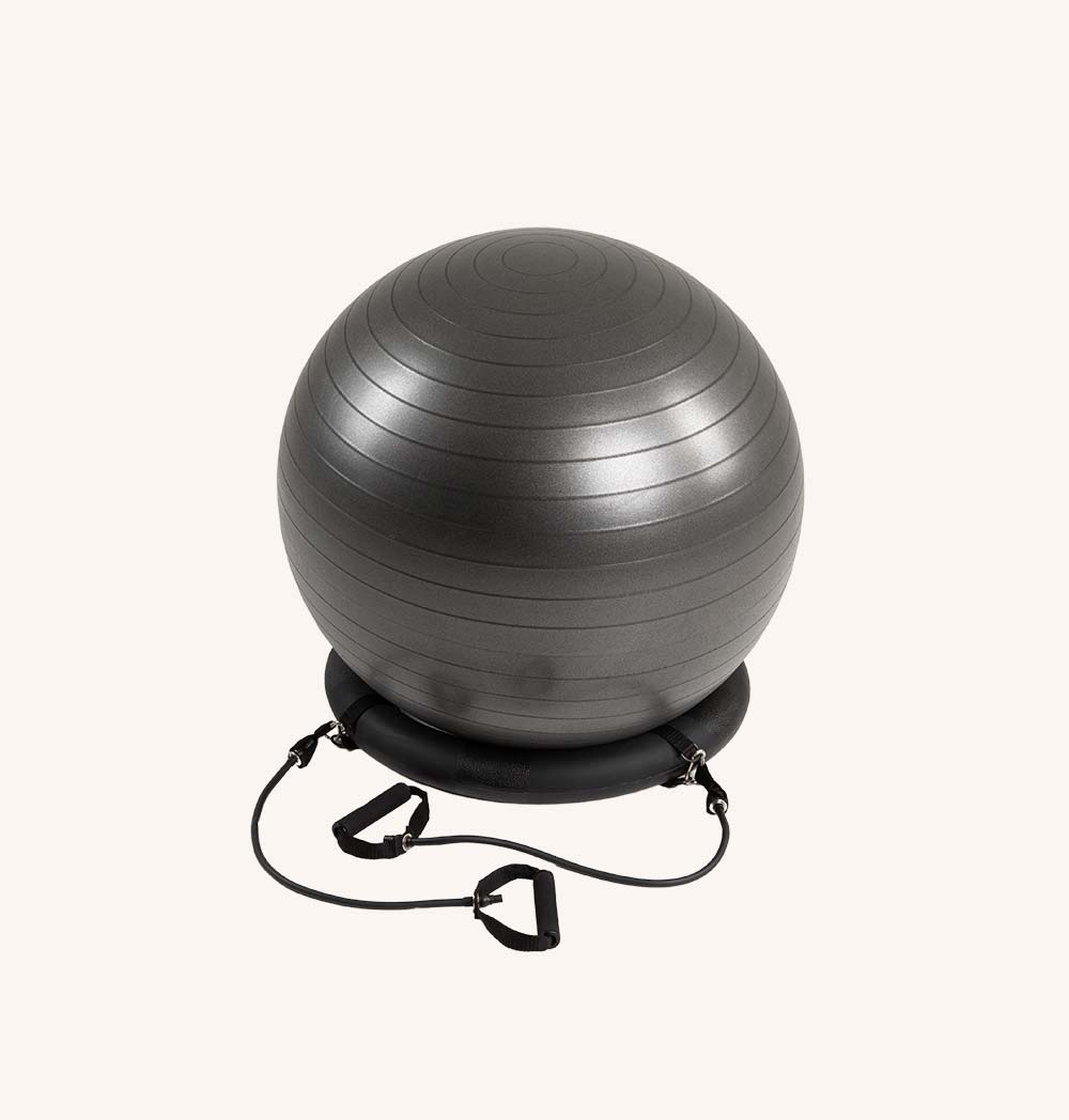 Pilatesboll med motståndsband